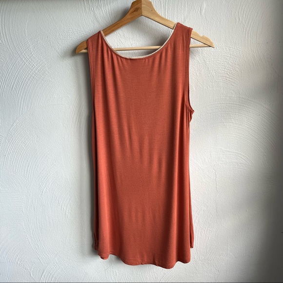 LOGO by Lori Goldstein Orange Tank M - Picture 4 of 6